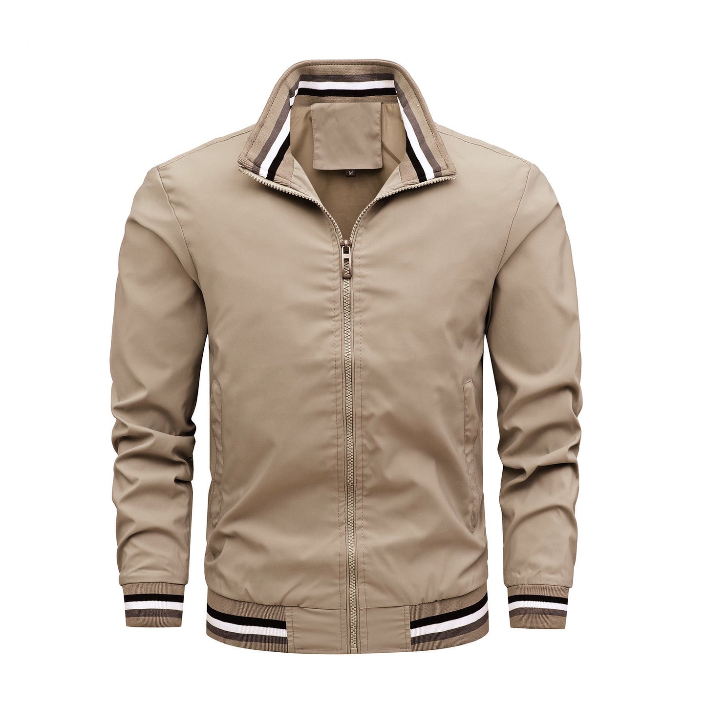Herren Freizeitjacke Sportlich Modern Stehkragen