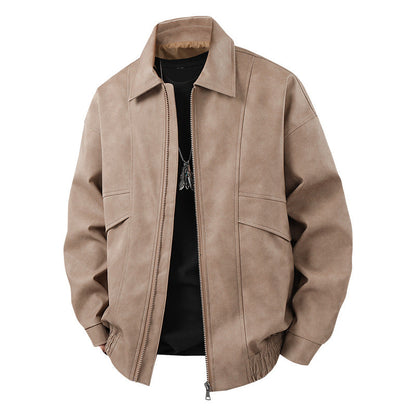 Herren Jacke Übergangsjacke Lässig VintageStyle Elastisch