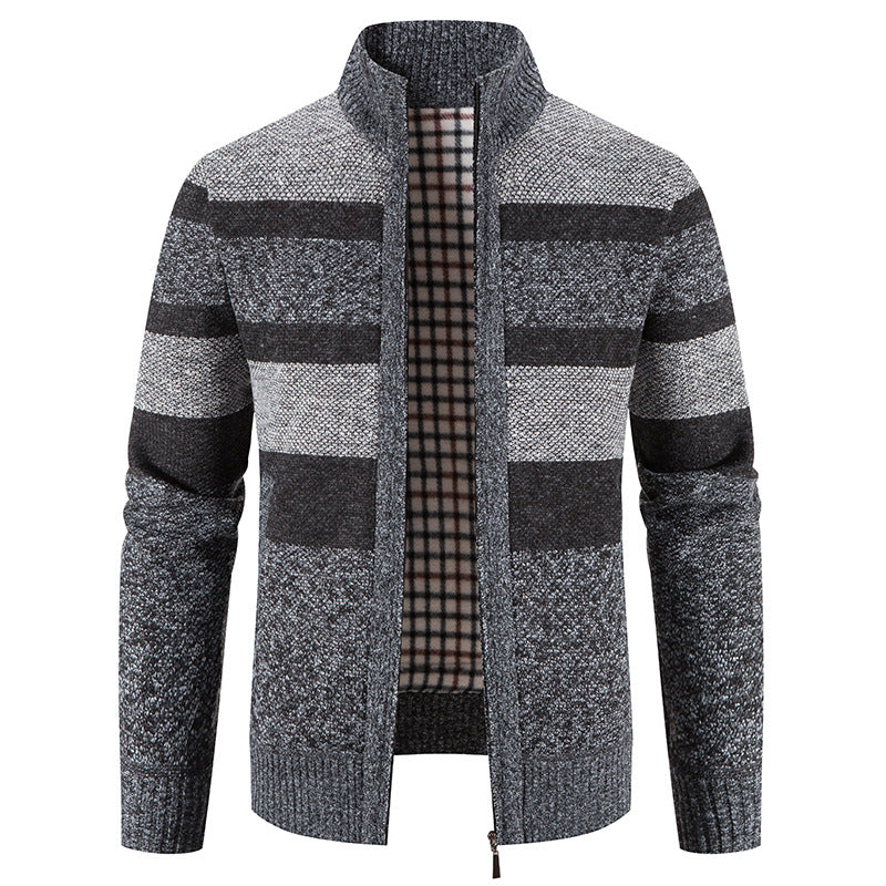 Herren Strickjacke Karomuster Modern Trendig