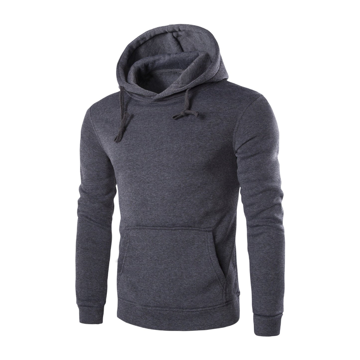 Herren Hoodie Übergroß Kängurutasche Großmaschen Pullover