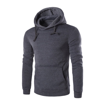 Herren Hoodie Übergroß Kängurutasche Großmaschen Pullover