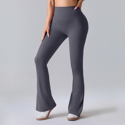 Fitnesshose Damengröße mit Hochem Bund Formende Leggings