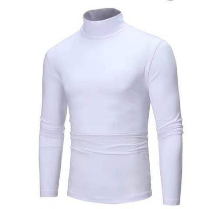 Herren Rollkragenpullover Slim Fit Elastisch Modern