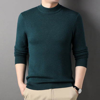 Herren Strickpullover Elegante Moderner Stehkragen