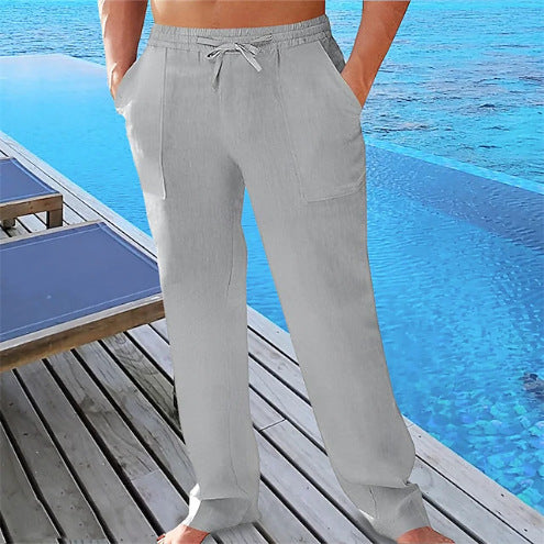 Herren Strandhose Leichte Sommerhose Bequem