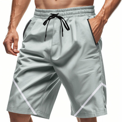 Laufshorts Herren Sport Shorts elastisch mit Taschen