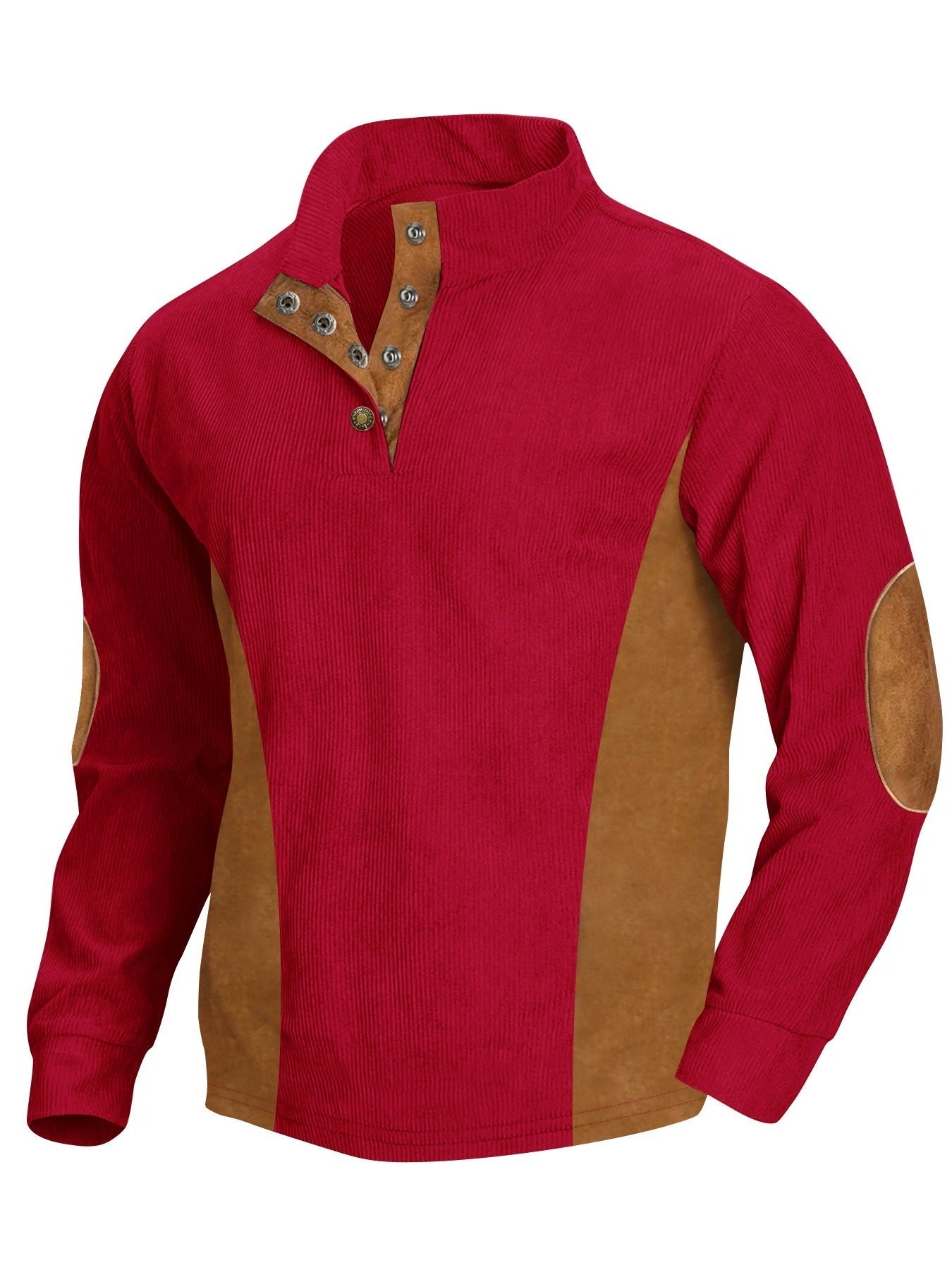 Herren Langarm-Shirt Modern Ripp-Design Elegantes Design