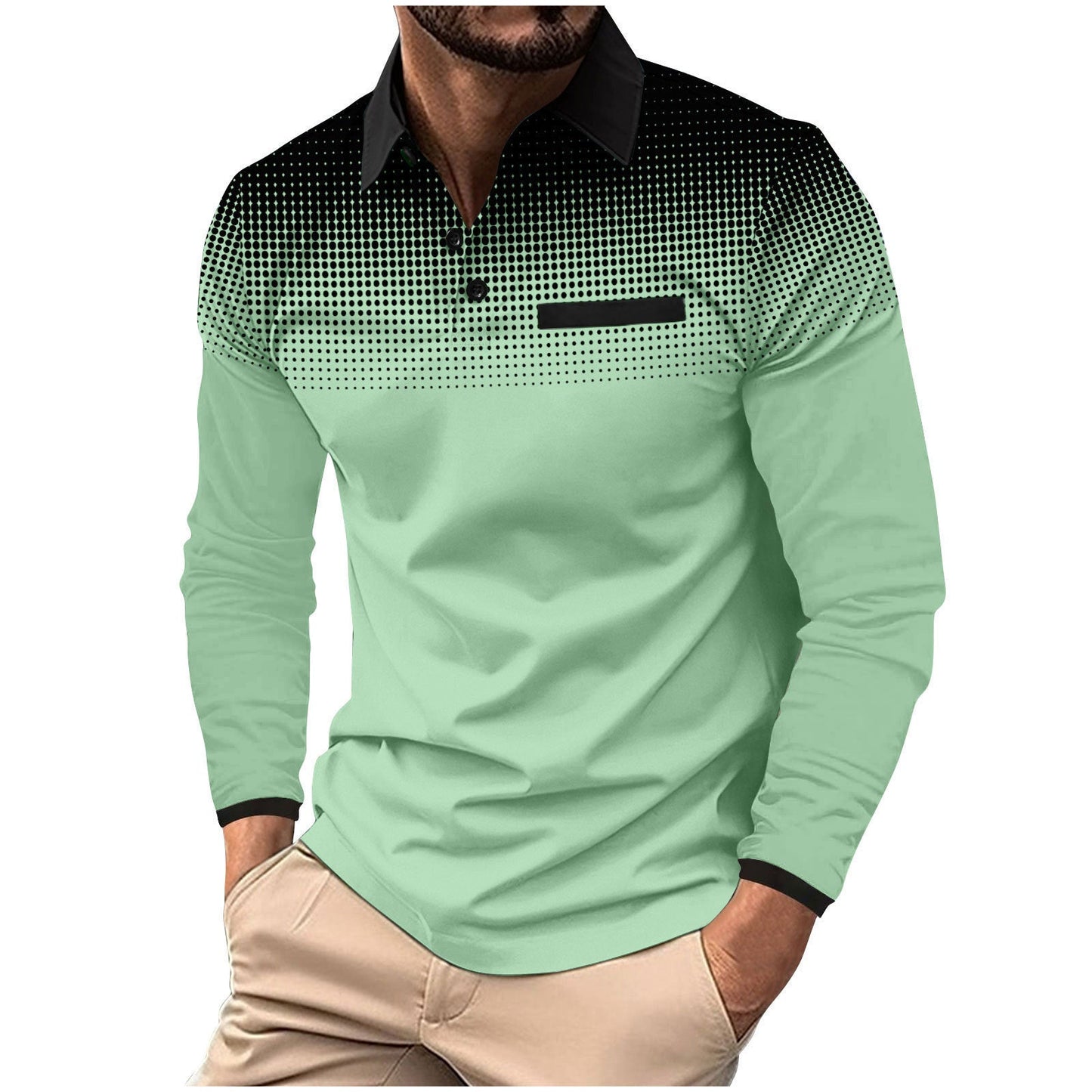 Herren Poloshirt Modern Grafik Design Berlin Style