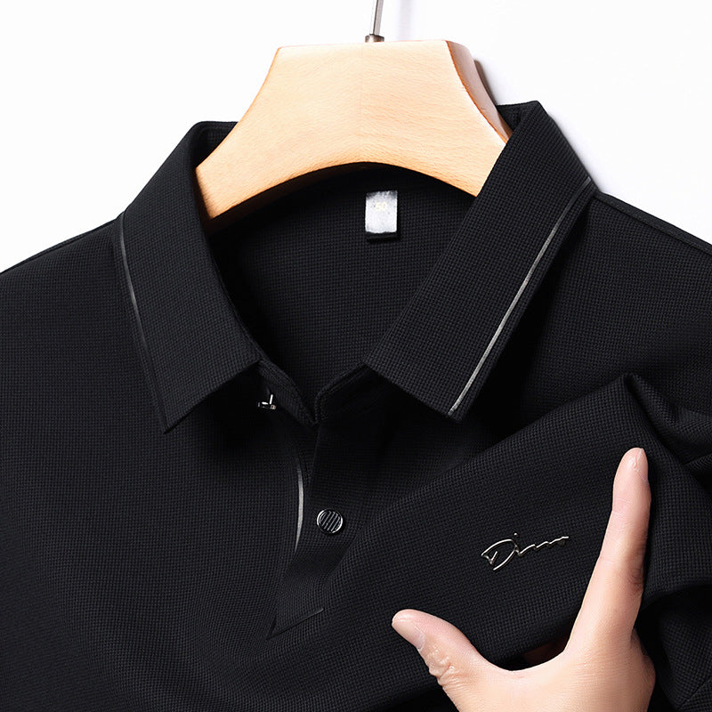 Herren Poloshirt Langarm Feuchtigkeitsregulierend Hochwertig