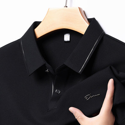 Herren Poloshirt Langarm Feuchtigkeitsregulierend Hochwertig