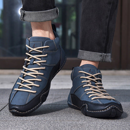 Herren Lederschuhe Echtleder Schwarz Elegant