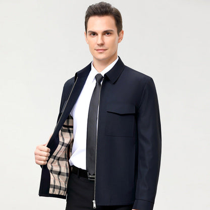 Herren Mantel Modern Slim Fit Winter