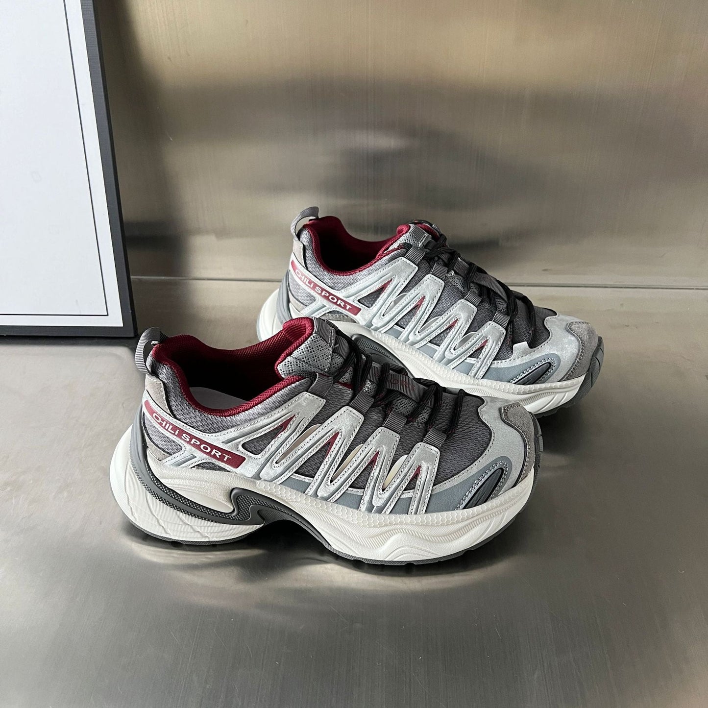 Damen Sneaker Sportlich Atmungsaktiv Mit Fußbett