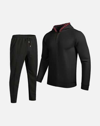 Herren Sportsatz Kapuzenpullover Atmungsaktiv Sportlich