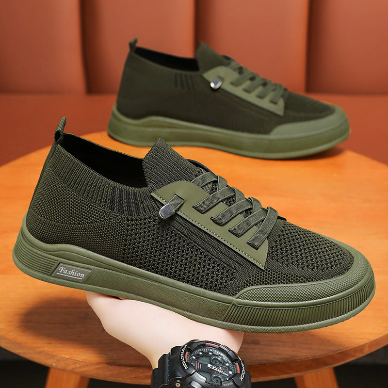 Damen Sneaker atmungsaktiv Strick Modern Sportlich