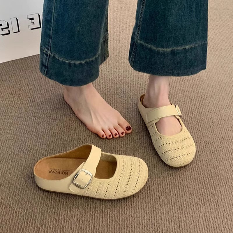 Damen Clogs Bequem atmungsaktiv mit Riemen - BerlinGlamour