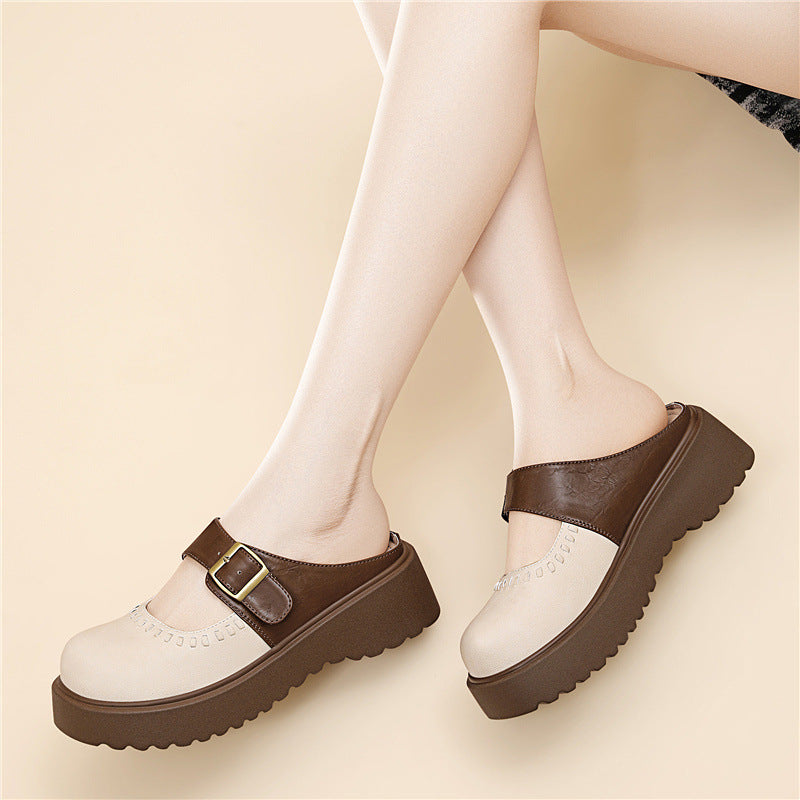 Damen Mokassins Elegante Bequame Schuhe mit verstellbarem Riemen