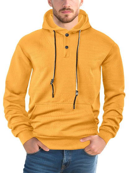 Herren Hoodie Strukturiert Modern Urban Style