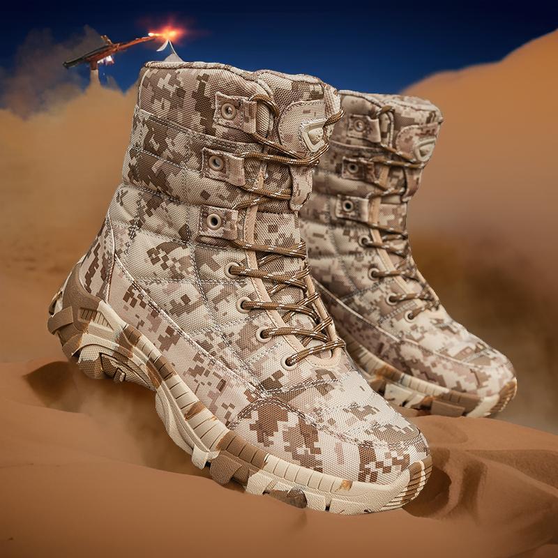 Herren Militärstiefel Rutschfest Strapazierfähig Outdoor