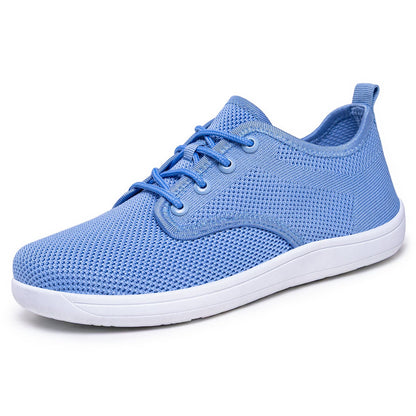 Damen Schnürschuhe Leicht Atmungsaktiv Flexibel