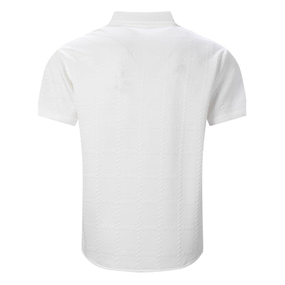 Herren Hemd Kurzarm Modern Strukturiert Elegant