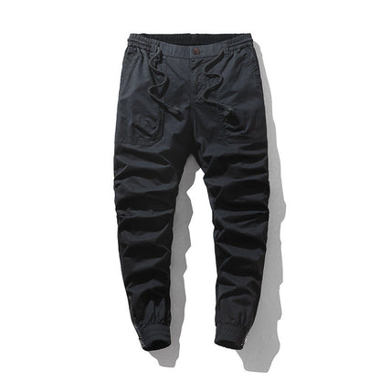 Herren Cargo-Hosen Elastisch Bequem Freizeit