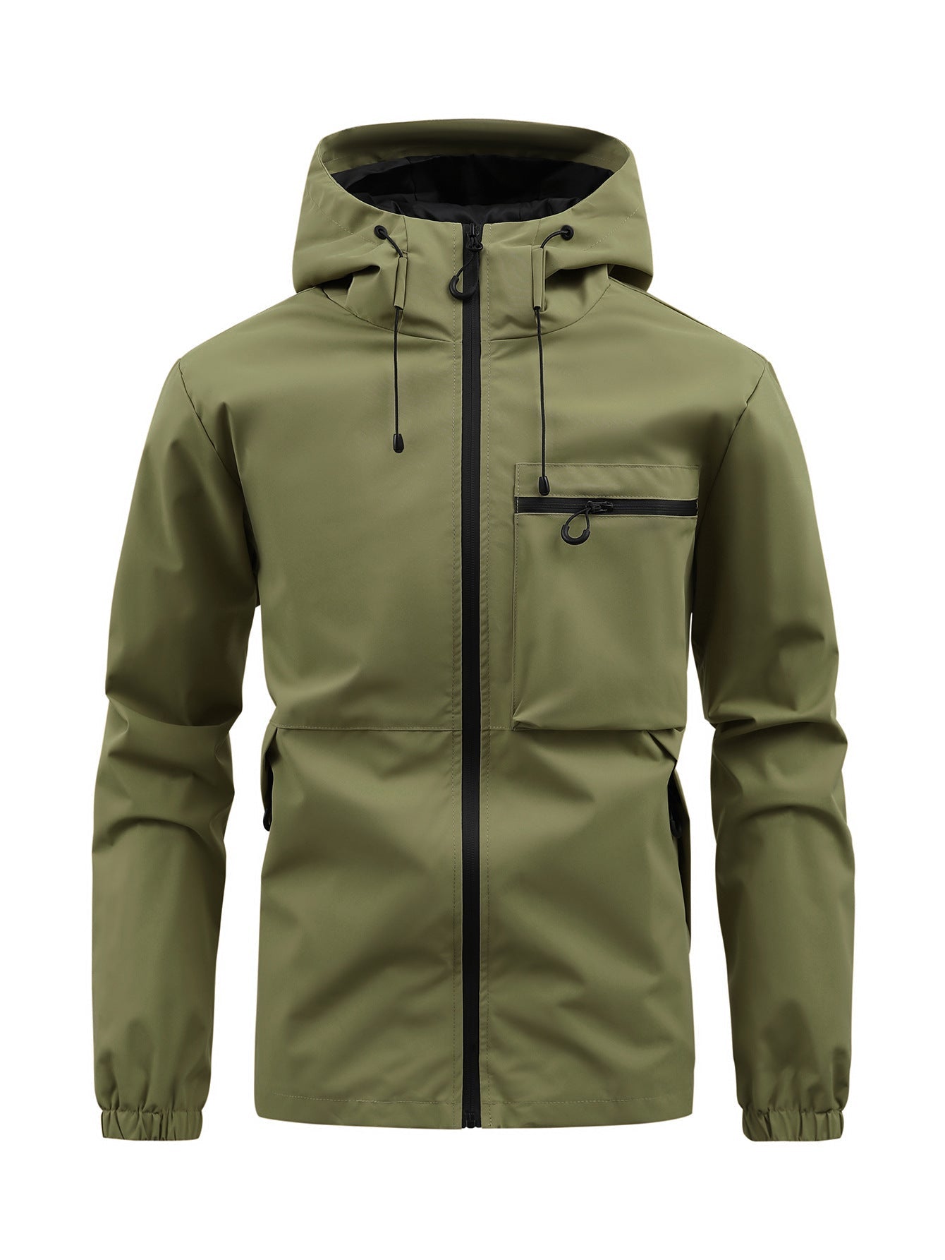 Herren Regenjacke Wasserdicht Atmungsaktiv Modern