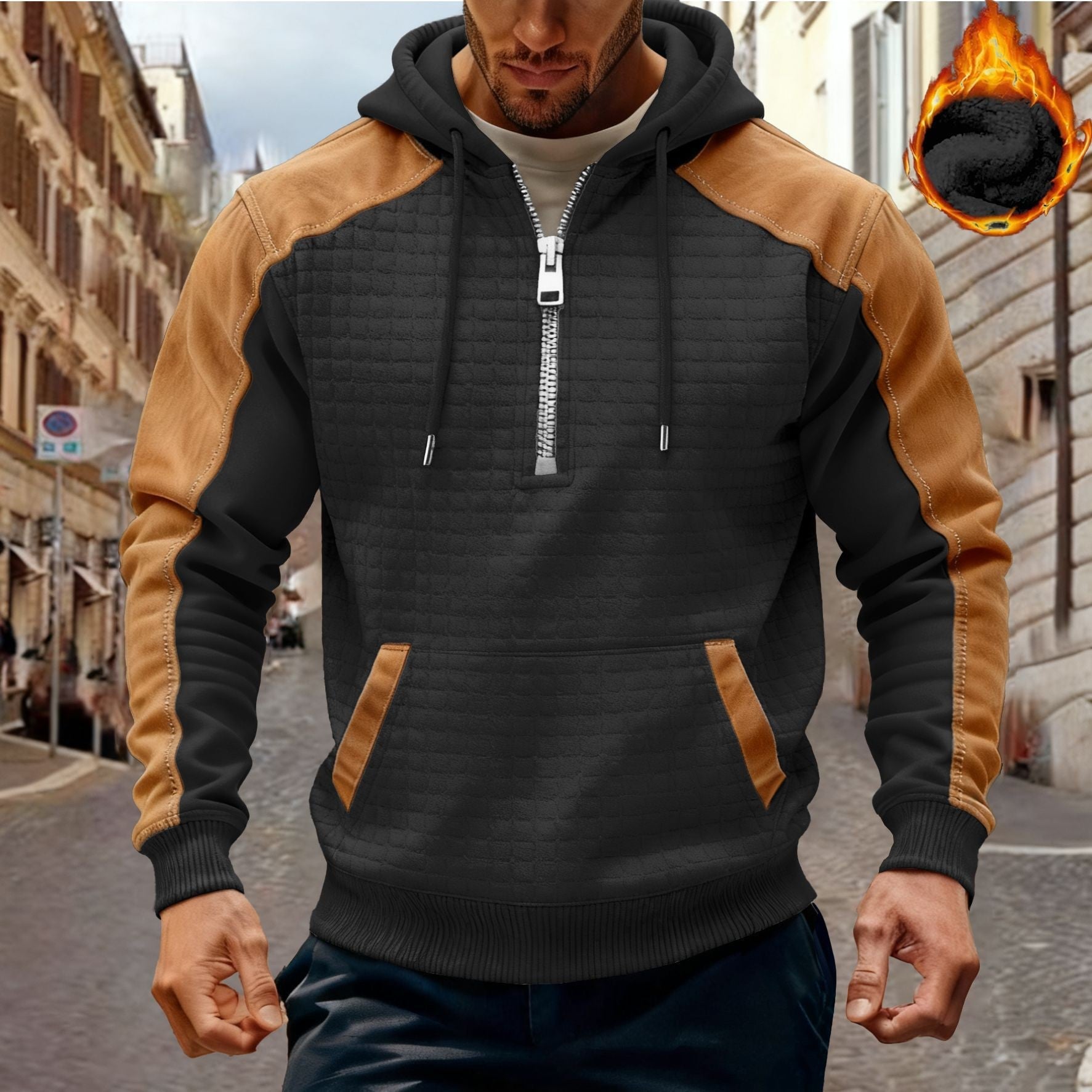 Herren Sport Hoodie Modern Stadtstyle - BerlinGlamour