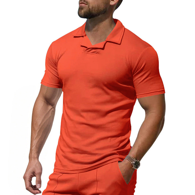 Herren Polo-Shirt Kurzarm Atmungsaktiv Modern