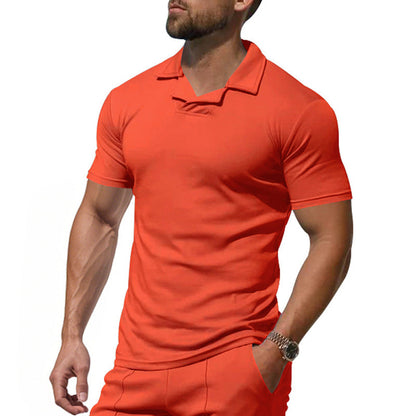 Herren Polo-Shirt Kurzarm Atmungsaktiv Modern