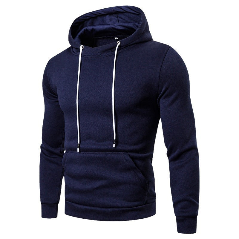Herren Kapuzenpullover Soft Baumwolle Kängurutasche Modern