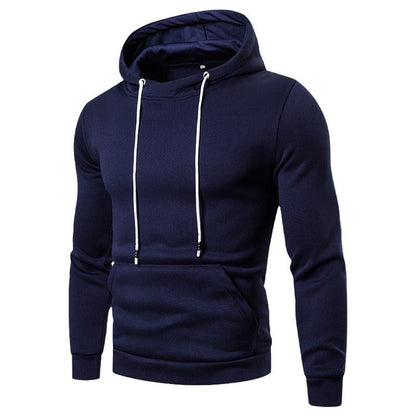 Herren Kapuzenpullover Soft Baumwolle Kängurutasche Modern