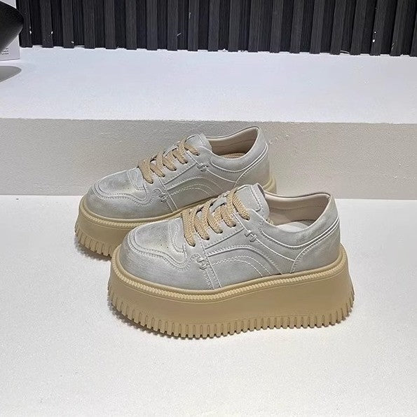 Damen Plateau Sneaker Bequem Dämpfend Mode