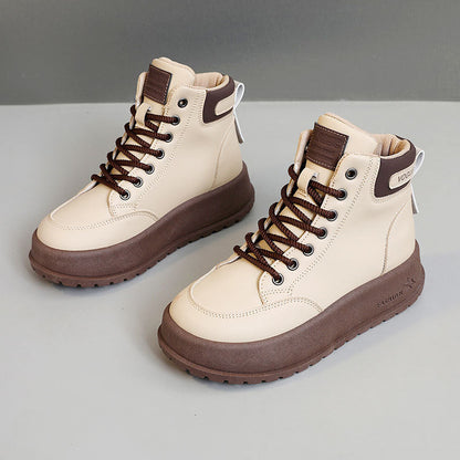 Damen Sneaker High-Top Modell Rutschfest Schnürsenkel
