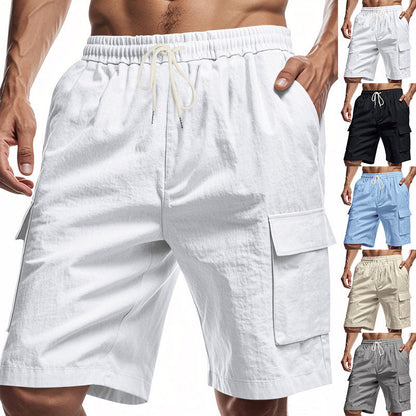 Herren Cargo Shorts Bequem Praktisch Mit Seitentaschen - BerlinGlamour