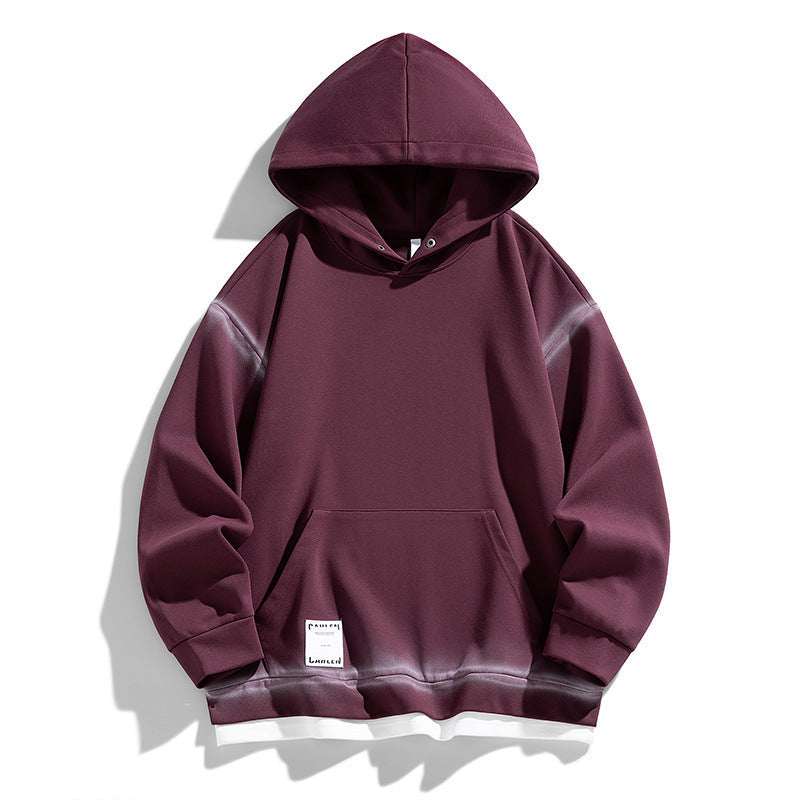 Kapuzenpullover Herren Warm Kuschelig Modern