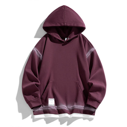 Kapuzenpullover Herren Warm Kuschelig Modern