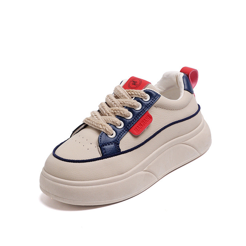 Damen Plateausneaker Hoch Modisch Bequem