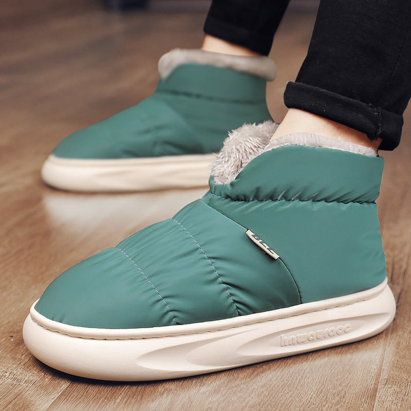 Damen Hausschuhe Stiefel Kuschelig Warm Winter