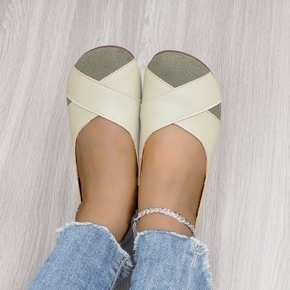 Damen Ballerinas Bequem Ergonomisch Komfort Schuhe
