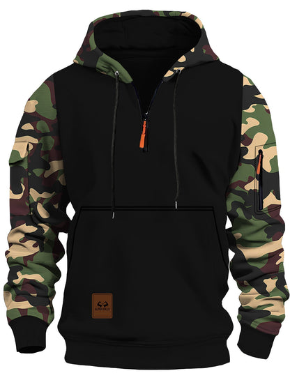 Herren Kapuzenpullover Modern mit Taschen und Hoodie Style