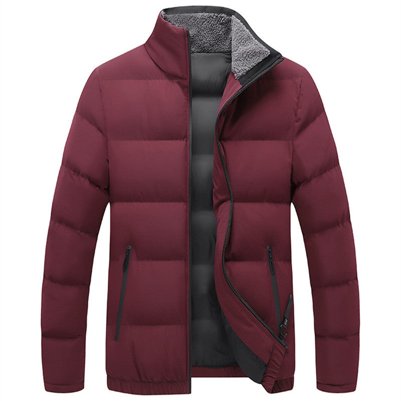 Herren Steppjacke Warm Kuschelig Innenfutter Winter
