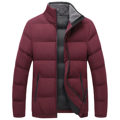 Herren Steppjacke Warm Kuschelig Innenfutter Winter