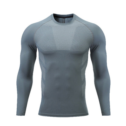 Herren Sportshirt Langarm Kompressionsshirt Funktionales