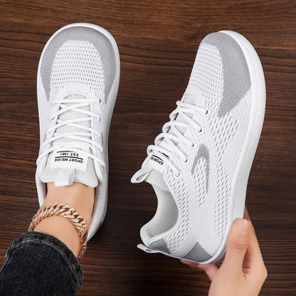 Damen Sport-Sneaker Mesh Atmungsaktiv Laufschuhe
