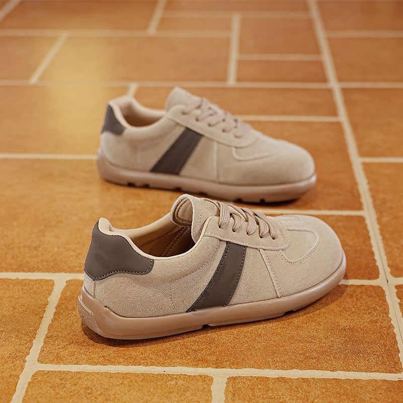Damen Sneaker Weiches Suede Obermaterial Atmungsaktiv