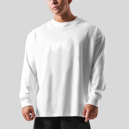 Herren Langarmshirt Leicht Atmungsaktiv Komfort