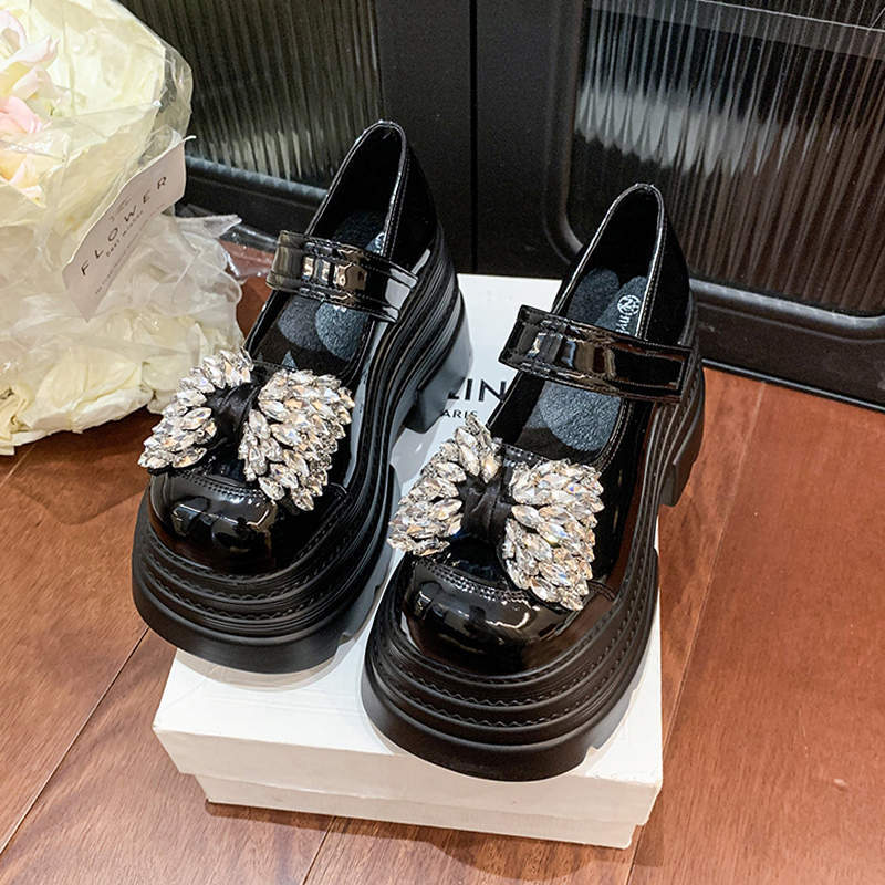 Damen Ballerinas Komfortabel Glitzer Schleife