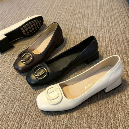 Damen Pumps Elegante Schnalle mit Dekoration Damen Schuhe - BerlinGlamour