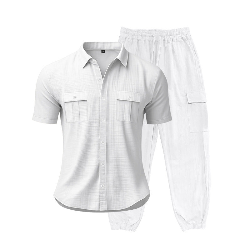 Herren Freizeit-Set Bequem Mit Taschen Modern